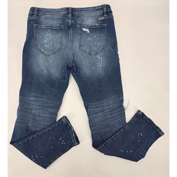 KanCan Distressed Paint Splatter Jeans Women’s Size 11/29 - Picture 5 of 5